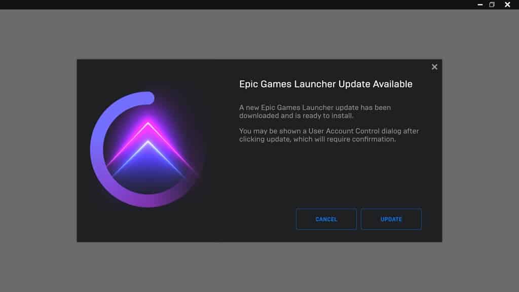 Update Epic Games launcher