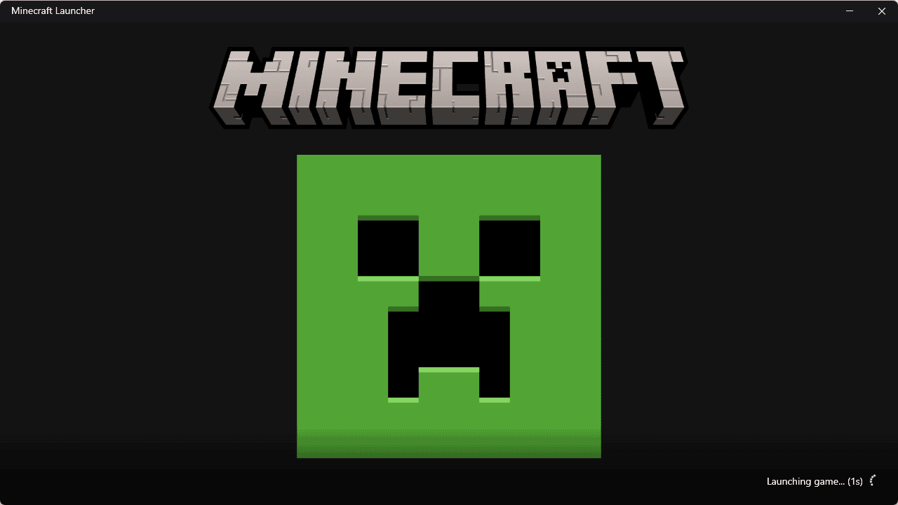 Minecraft opening