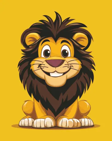 A Cartoon Lion