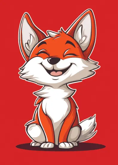 A Cartoon Fox