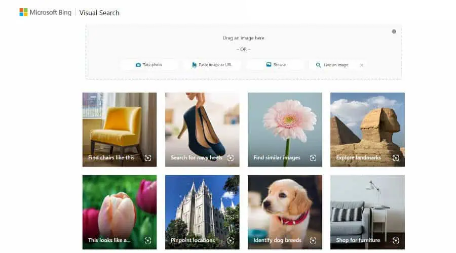 Bing Visual Search