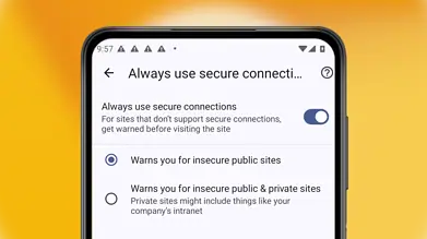 Chrome در Android، همیشه از اتصالات امن استفاده کنید