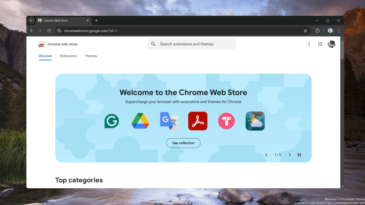 Chrome web store