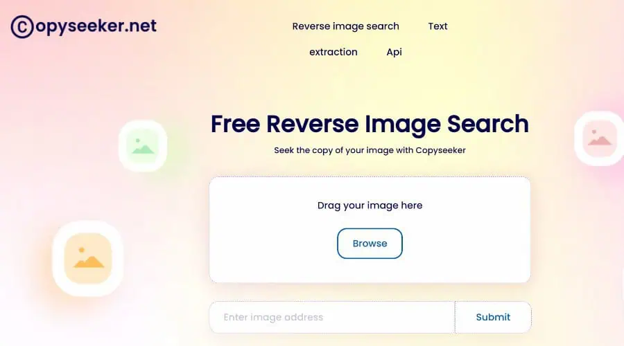 CopySeeker - reverse image search tools