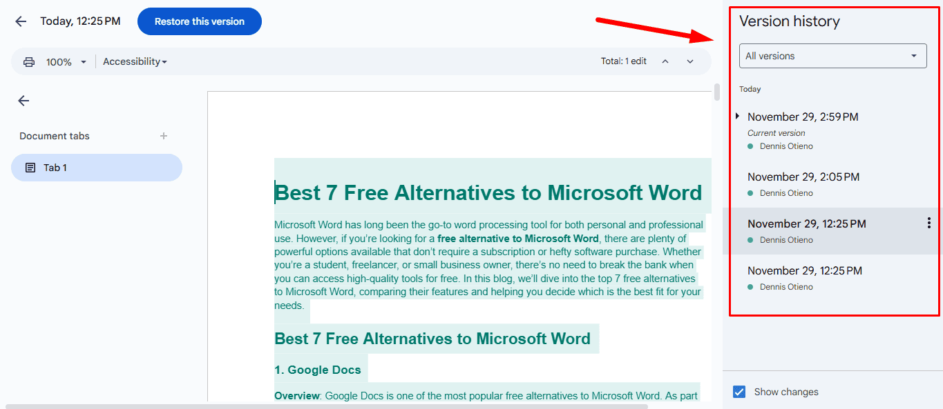 Free alternative to microsoft word 5 powerful options