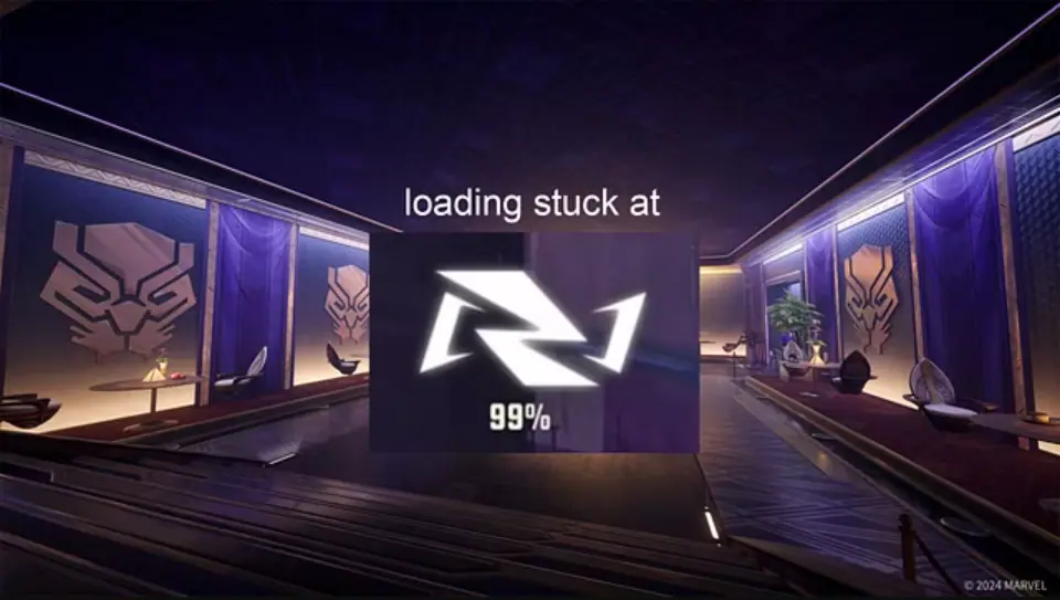 Marvel Rivals loading stuck 99