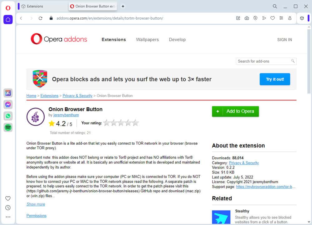 onion browser opera