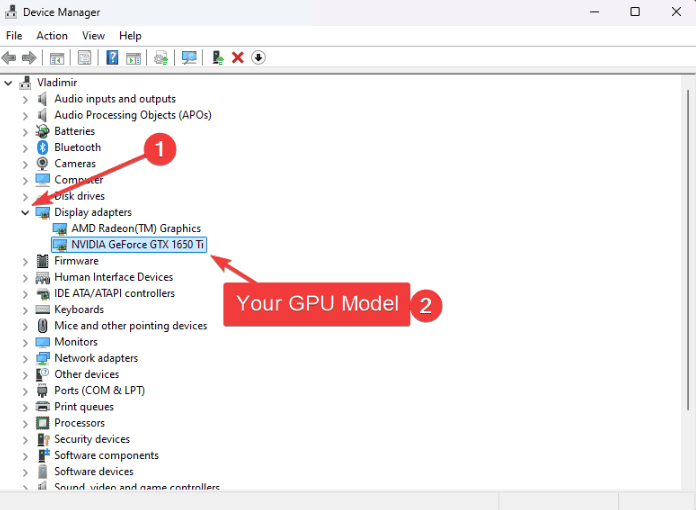 Updating drivers windows 