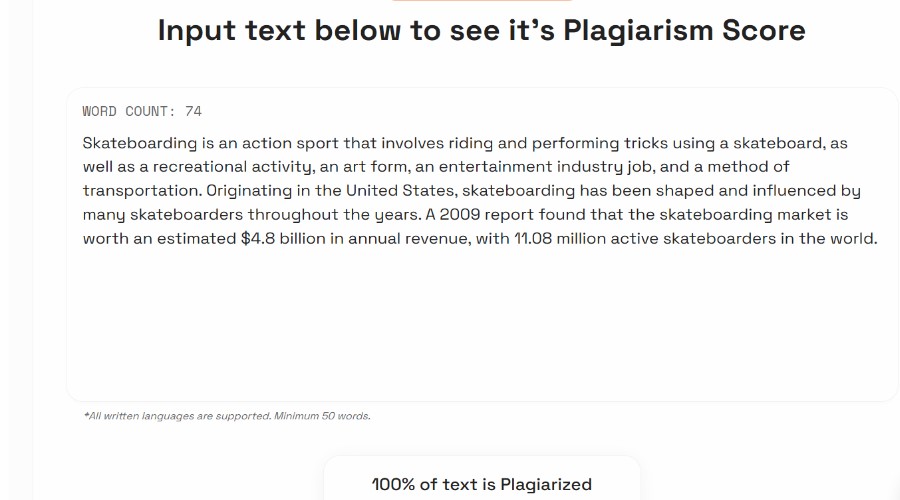 Plagiarism Detection