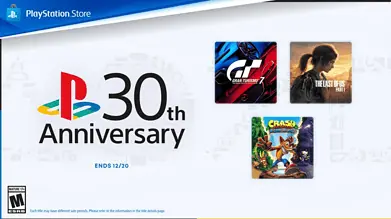 PS Store 30th anniversary discount