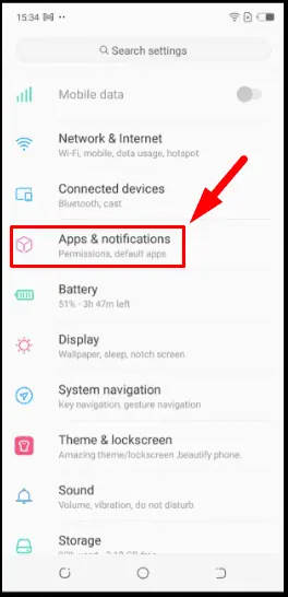 Apps & notifications