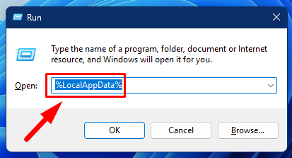 Type %LocalAppData%