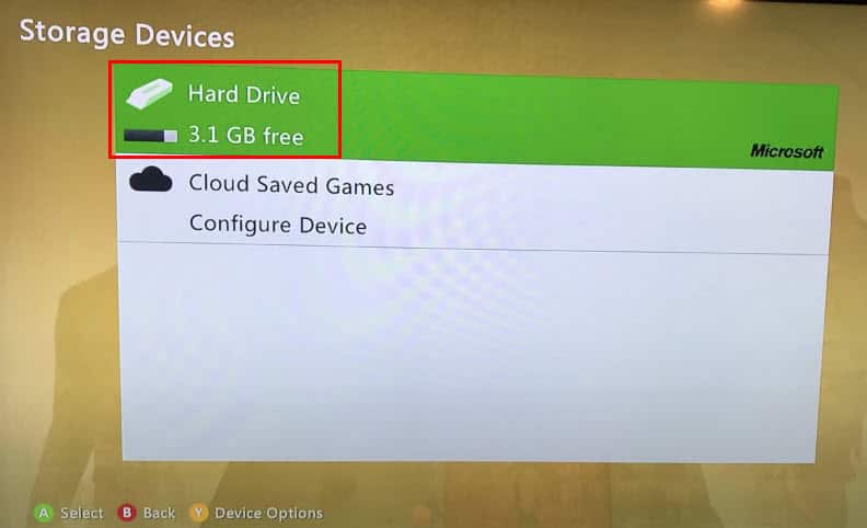 Hard Drive Microsoft