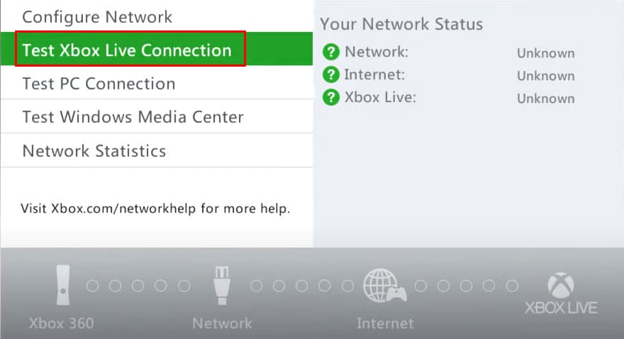 Test Xbox Live Connection