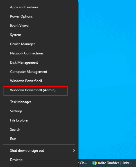 Windows PowerShell (Admin)