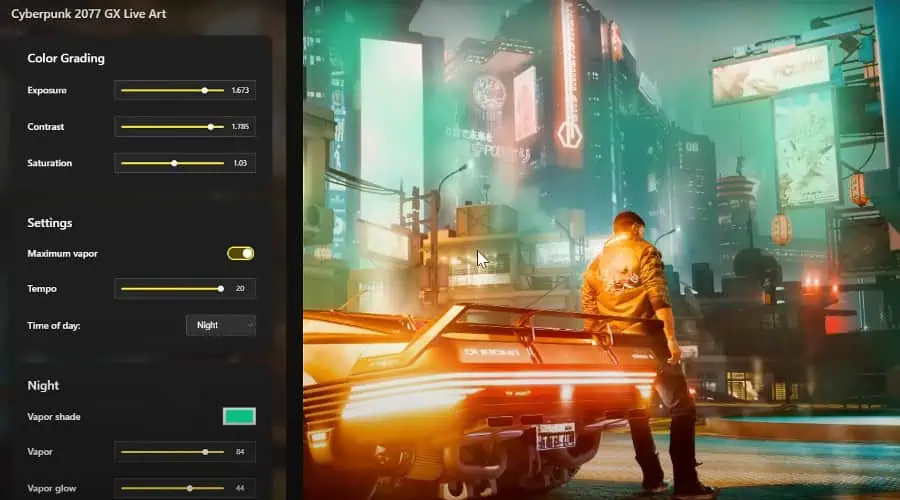 Cyberpunk 2077 Opera GX Mods