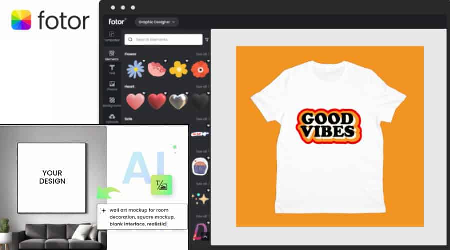 Fotor AI Mockup Generator