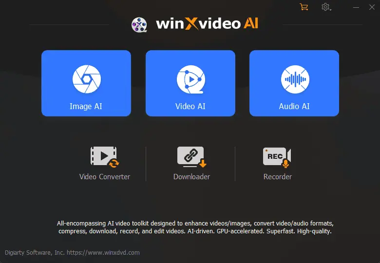 WinXVideo AI interface