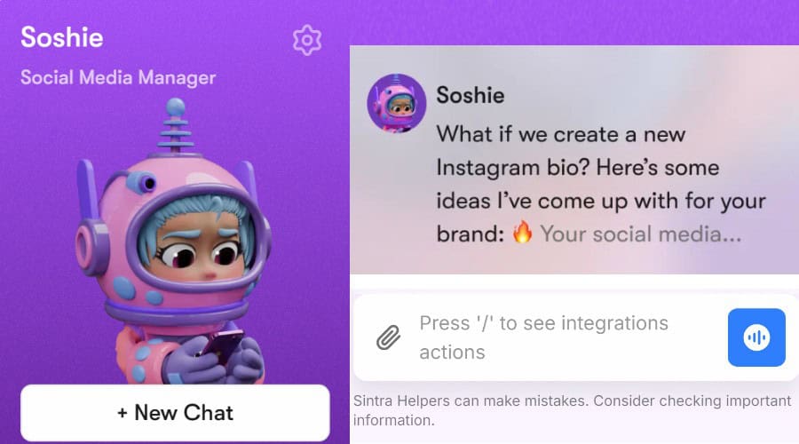 Soshie AI social Media