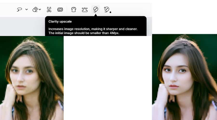 Recraft AI image upscaler