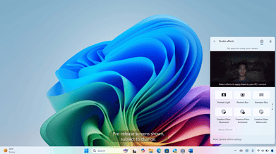 Windows Studio Effects