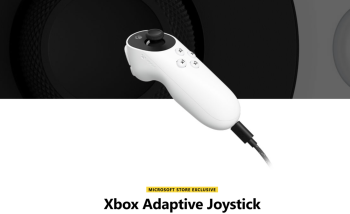 xbox adaptive joystick intended for players with limited mobility