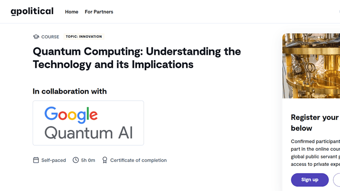 Google introduced a new Quantum Computer Course for interested users.