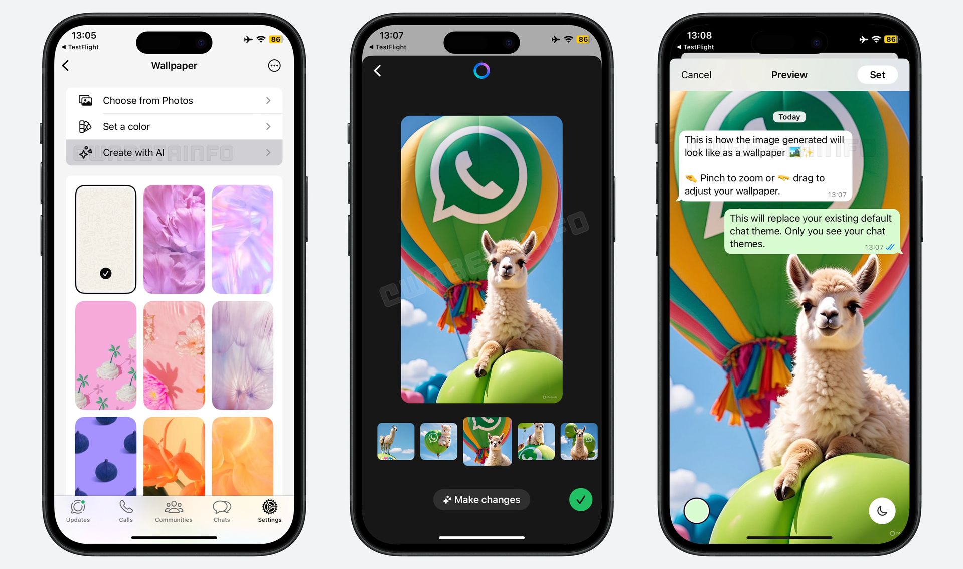 WhatsApp to Introduce AI-Powered Custom Chat Wallpapers for iOS Users