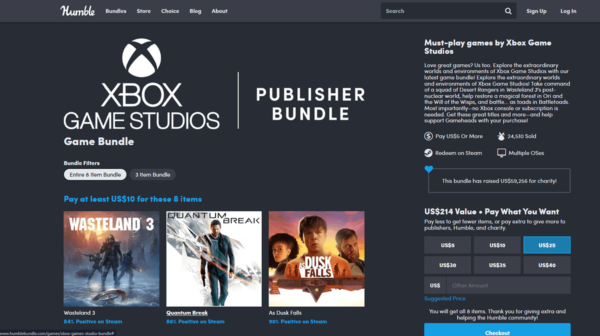 Xbox Humble Bundle