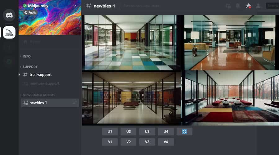 MidJourney AI for architecture