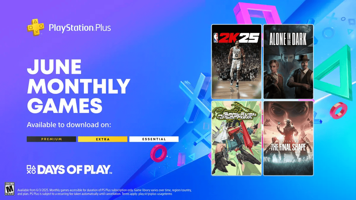 PlayStation Plus Titles for June are Here – Check Complete List with NBA 2K25, Alone in the Dark, and More