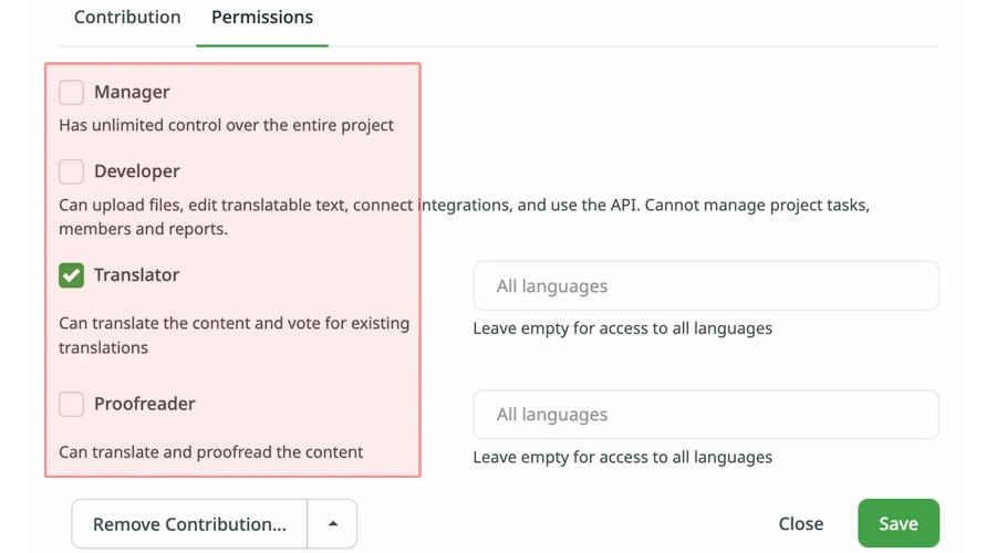 Manage users
