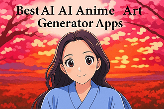 anime girl generated by ai art generator