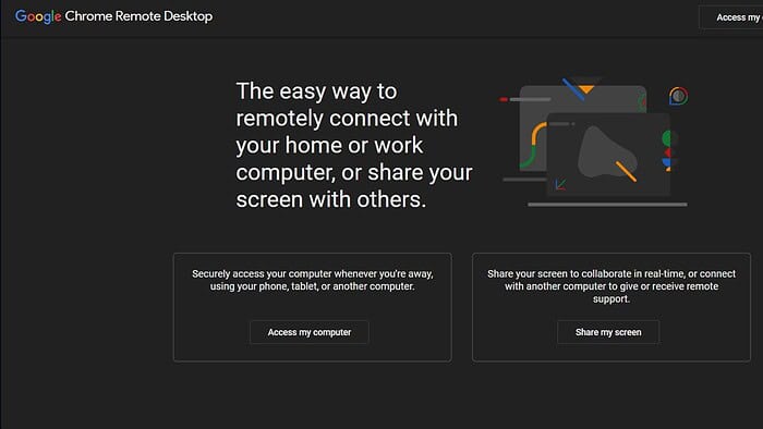 google chrome remote desktop