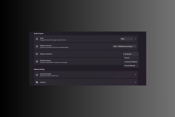 how to rotate screen on windows pc