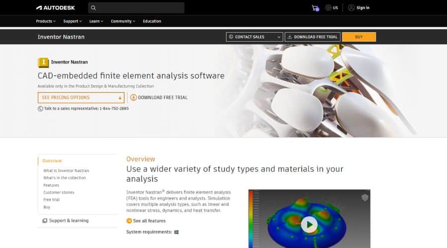 Autodesk Inventor Nastran
