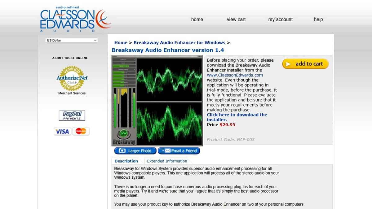 breakaway audio enhancer