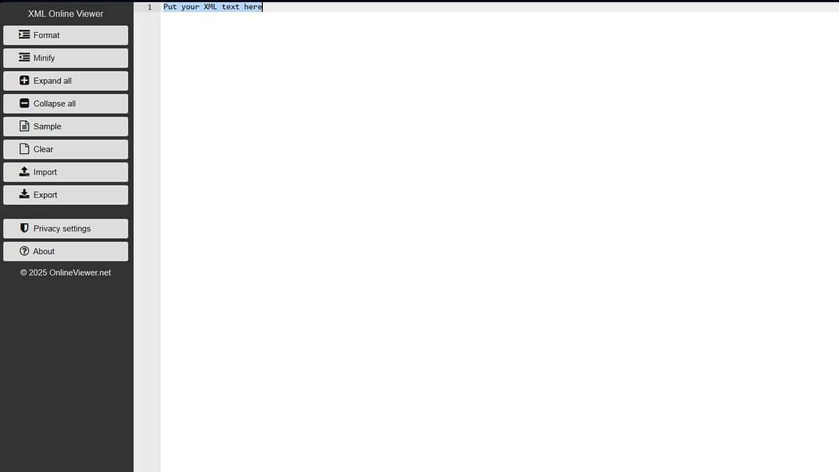 online xml viewer