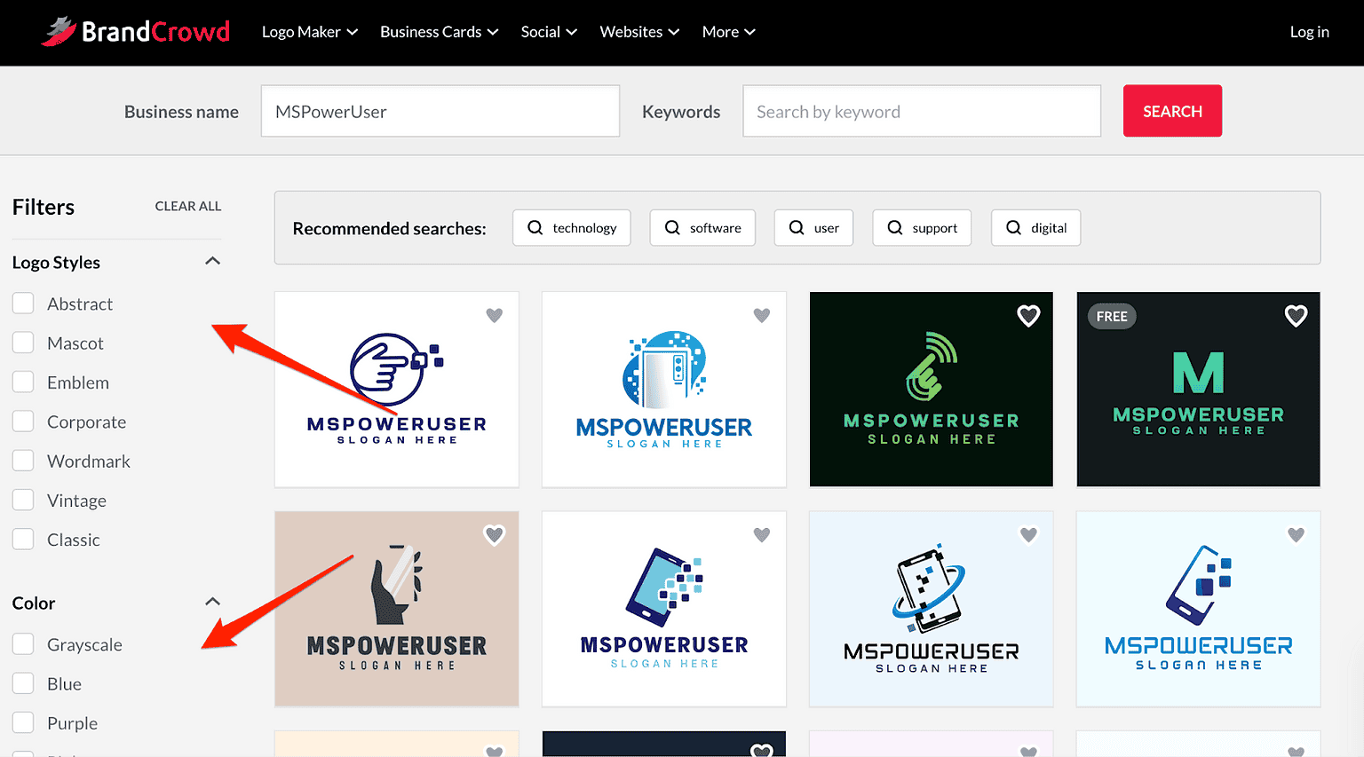 BrandCrowd Review: AI Logo Maker & Template Tools