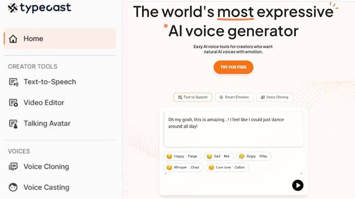 Typecast AI Review