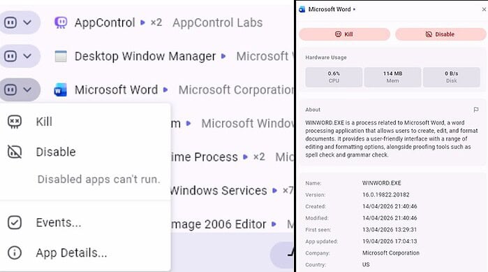 How to Use AppControl as an Advanced Task Manager