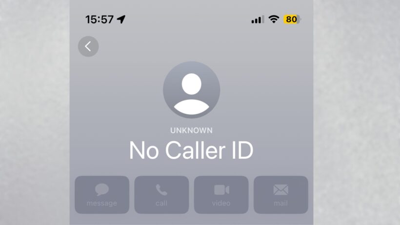 No Caller ID